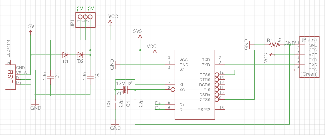 FabFTDI-CH340g Schematic