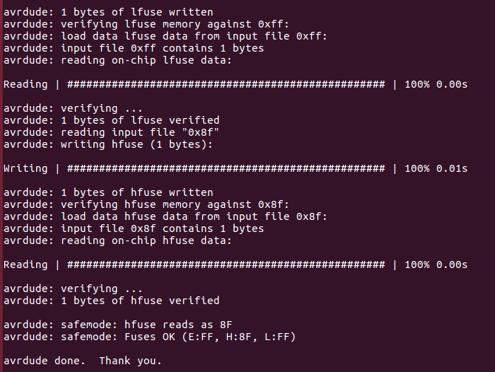 Flashing the firmware