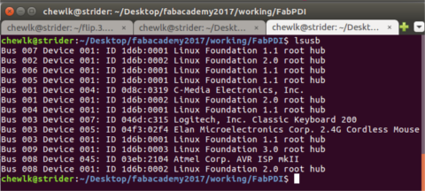 FabPDI-t90usb in Ubuntu